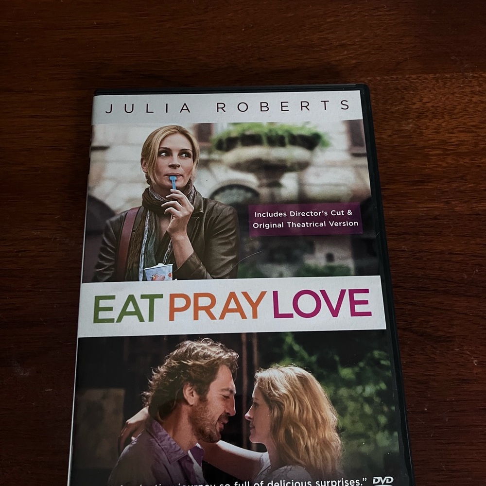 Eat Pray Love DVD - Black Case